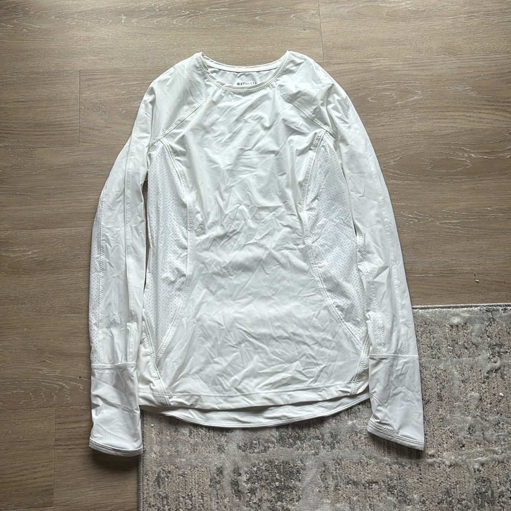 long sleeve workout shirt with ventilation